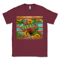 Burgundy texas Classic Tee - AdoDesignShop