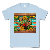 Dusty Blue texas Classic Tee - AdoDesignShop