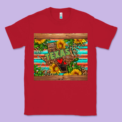 Texas Classic Tee Designed By Adodesignshop