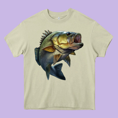Jumping Bass Heavy Core Tee Designed By Lillyallendesigns