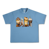 Pebble Blue coffee cups Urban Heavy Tee - Zillion Design Studio