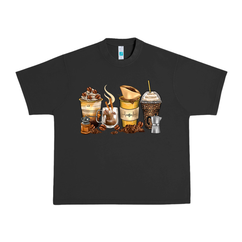 Coffee Cups Urban Heavy Tee by Zillion Design Studio | Teevron
