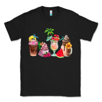 Black summer coffee cups Classic Tee - AdoDesignShop