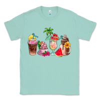 Seafoam summer coffee cups Classic Tee - AdoDesignShop