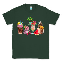 Sports Green summer coffee cups Classic Tee - AdoDesignShop