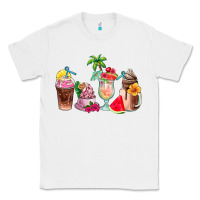 White summer coffee cups Classic Tee - AdoDesignShop