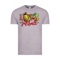 Vintage Zinc love softball Vintage Tee - Zillion Design Studio