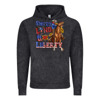 Vintage Black western sweet land of liberty 4th july billie wilder Vintage Hoodie - texasbilliewilder