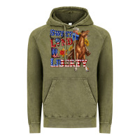 Vintage Olive western sweet land of liberty 4th july billie wilder Vintage Hoodie - texasbilliewilder