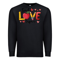 Black teach love inspire Premium Sweatshirt - MaliasSmallBusiness