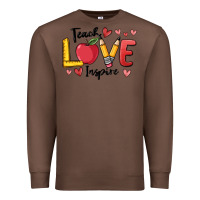 Chestnut teach love inspire Premium Sweatshirt - MaliasSmallBusiness