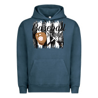 Pigment Midnight Navy Baseball Mama Urban Hoodie - Bettercallsaul