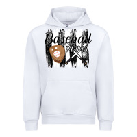 White Baseball Mama Urban Hoodie - Bettercallsaul