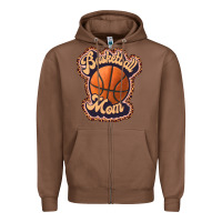 Chestnut basketball mom Zipper Hoodie - JahusDesignShop