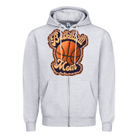 Basketball Mom Zipper Hoodie | Teevron
