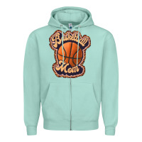Seafoam basketball mom Zipper Hoodie - JahusDesignShop