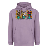 Lavender western bunny Heavyweight Hoodie - MaliasSmallBusiness