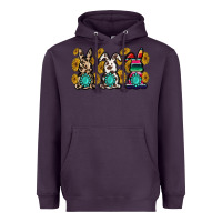 Plum western bunny Heavyweight Hoodie - MaliasSmallBusiness