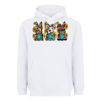 White western bunny Heavyweight Hoodie - MaliasSmallBusiness