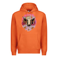Carrot v.d lotus and cow Premium Hoodie - AdoDesignShop