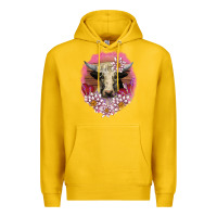 Lemon v.d lotus and cow Premium Hoodie - AdoDesignShop
