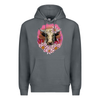 Rock v.d lotus and cow Premium Hoodie - AdoDesignShop