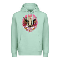 Seafoam v.d lotus and cow Premium Hoodie - AdoDesignShop