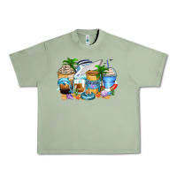 Oil Green cruise life coffee cups Urban Heavy Tee - Zillion Design Studio