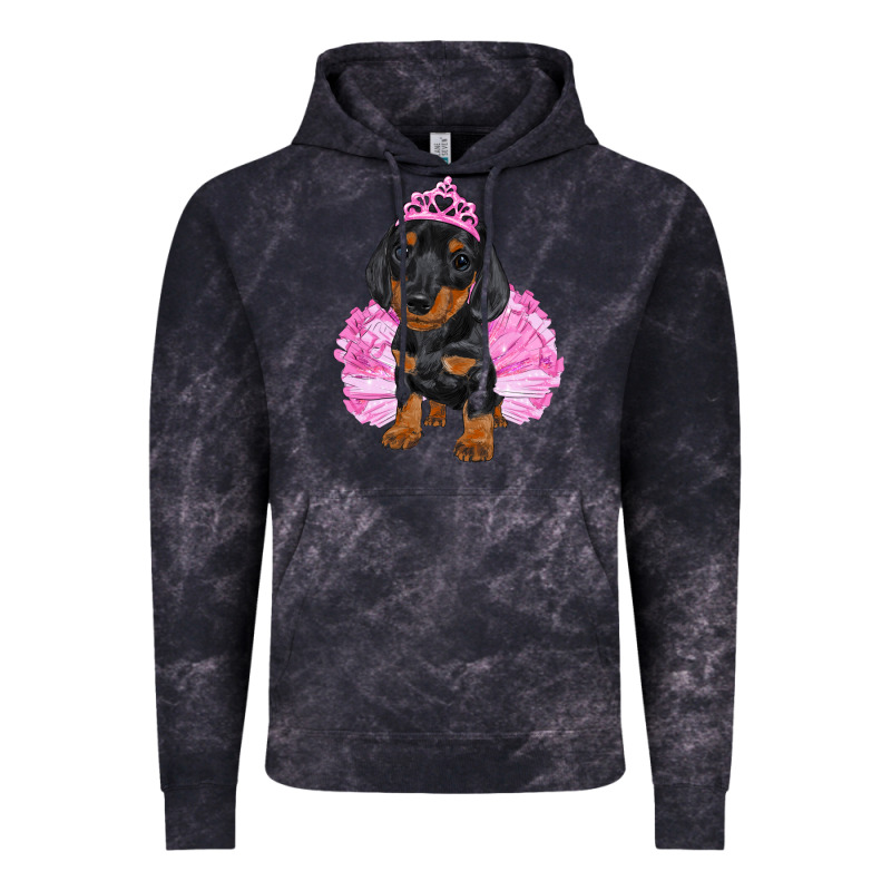 Balerina Dachshund With Tutu Vintage Hoodie by RanaPortraitStore | Teevron