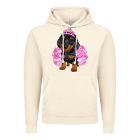 Vintage Artic balerina dachshund with tutu Vintage Hoodie - RanaPortraitStore