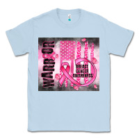 Dusty Blue breast cancer Classic Tee - JahusDesignShop