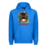 True Royal Glamping Messy Bun With Glamping Camp Tent Bbs Premium Hoodie - BundleAndBundleShop