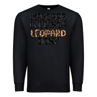 Black mascara leopard done Premium Sweatshirt - MaliasSmallBusiness