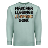 Seafoam mascara leopard done Premium Sweatshirt - MaliasSmallBusiness