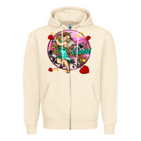 Sandshell cupid with arrows and stars Zipper Hoodie - AdoDesignShop