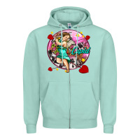 Cupid With Arrows And Stars Zipper Hoodie | Teevron