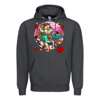 Smoke cupid with arrows and stars Zipper Hoodie - AdoDesignShop