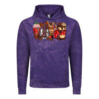Cloud Purple hot chocolate coffee cups Vintage Hoodie - Zillion Design Studio