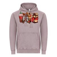 Vintage Zinc hot chocolate coffee cups Vintage Hoodie - Zillion Design Studio