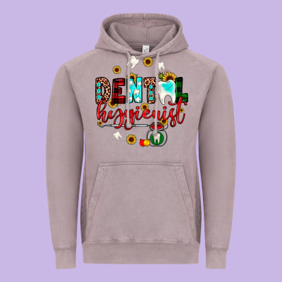 Christmas Dental Hygienist Vintage Hoodie Designed By Jahusdesignshop