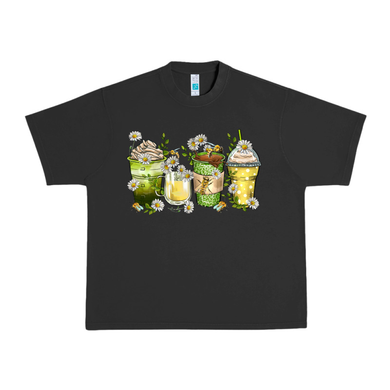 Daisy Coffee Cups Urban Heavy Tee by Zillion Design Studio | Teevron