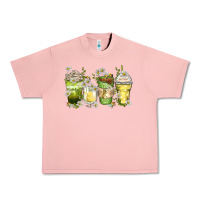 Salmon daisy coffee cups Urban Heavy Tee - Zillion Design Studio
