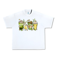 White daisy coffee cups Urban Heavy Tee - Zillion Design Studio