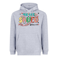 Heather Grey his life saved my life Heavyweight Hoodie - MaliasSmallBusiness
