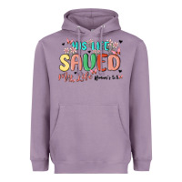 Lavender his life saved my life Heavyweight Hoodie - MaliasSmallBusiness