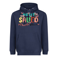 Navy his life saved my life Heavyweight Hoodie - MaliasSmallBusiness