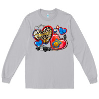 Moon Dust western leopard  police   hearts Long Sleeve Tee - AdoDesignShop