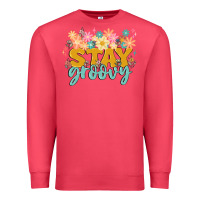 Cardinal stay groovy Premium Sweatshirt - MaliasSmallBusiness