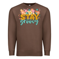 Chestnut stay groovy Premium Sweatshirt - MaliasSmallBusiness