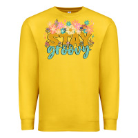 Lemon stay groovy Premium Sweatshirt - MaliasSmallBusiness